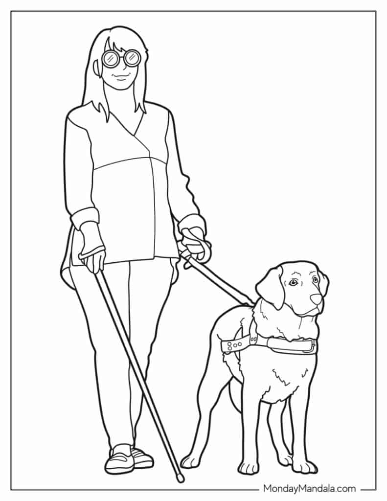 Dog coloring pages free pdf printables