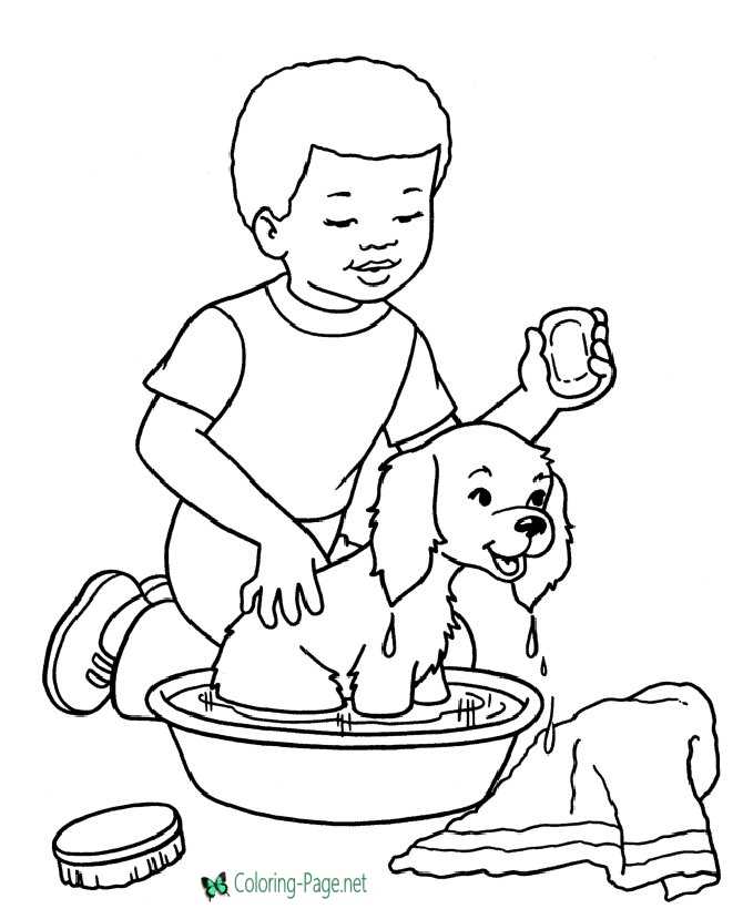 Dog coloring pages