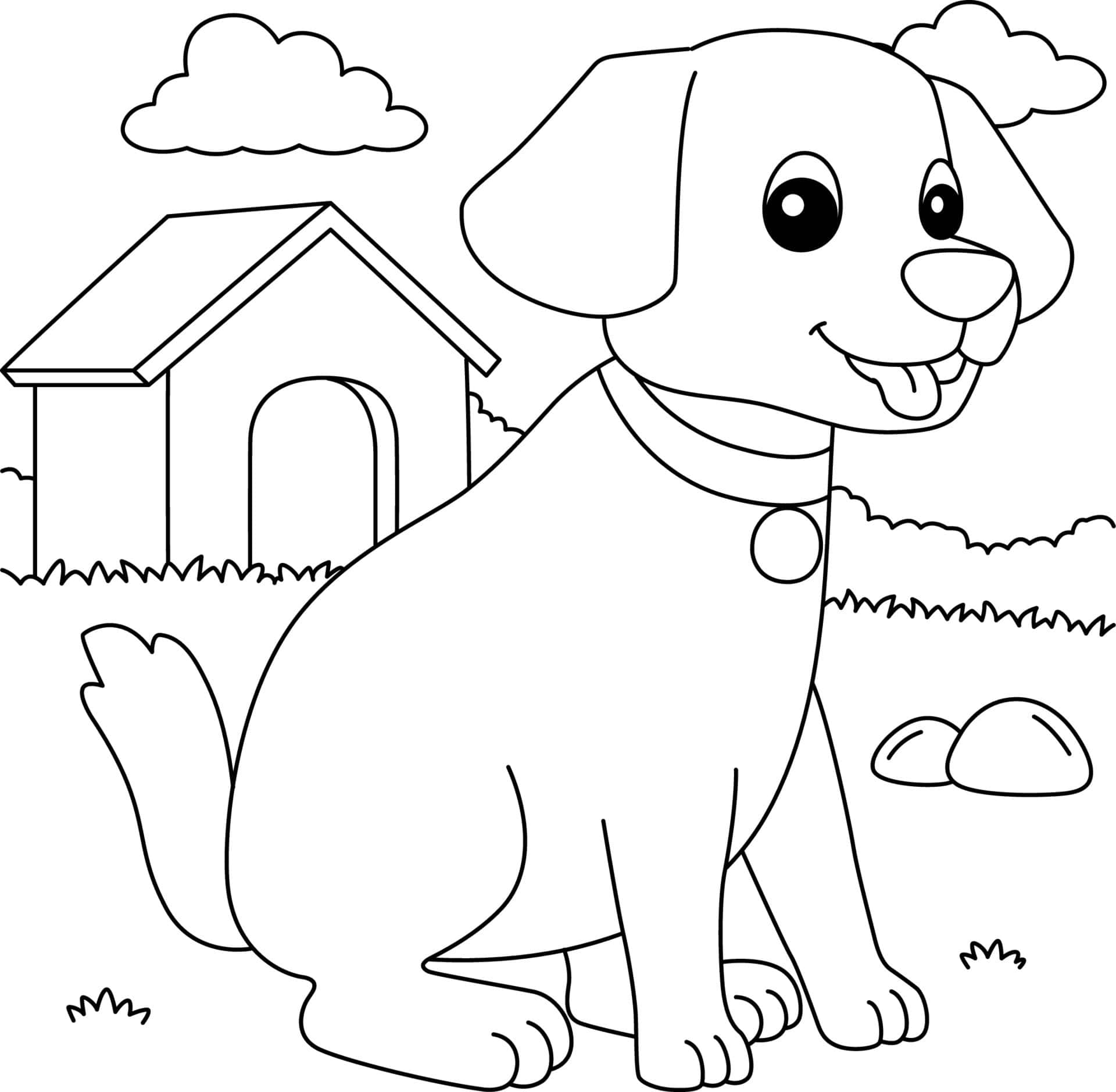 Dog coloring pictures