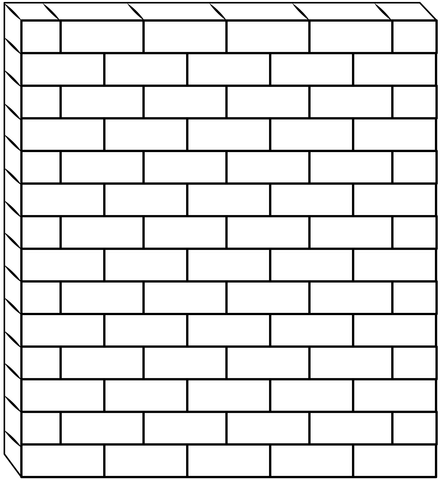 Brick wall coloring page free printable coloring pages