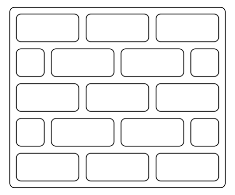 Brick wall coloring page free printable coloring pages