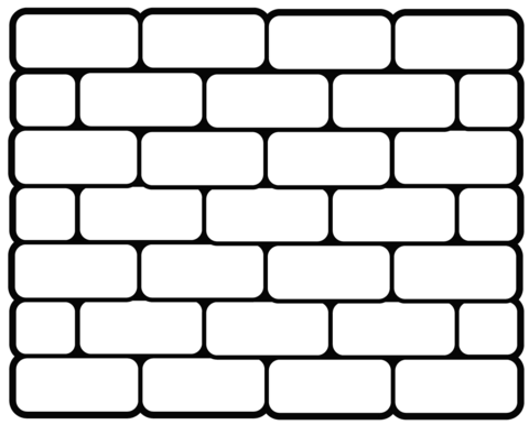 Brick wall coloring page free printable coloring pages