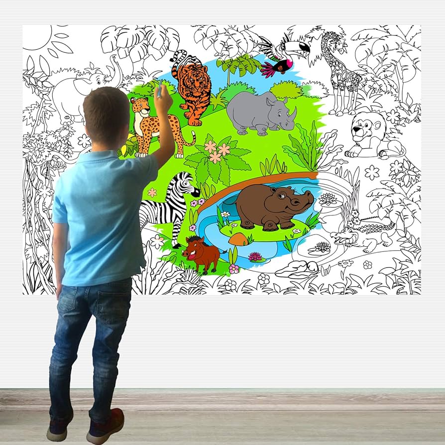 Alex art giant coloring poster