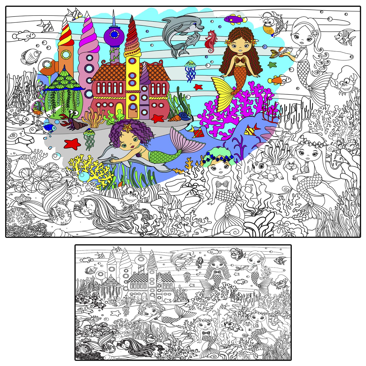 Alex art giant coloring poster