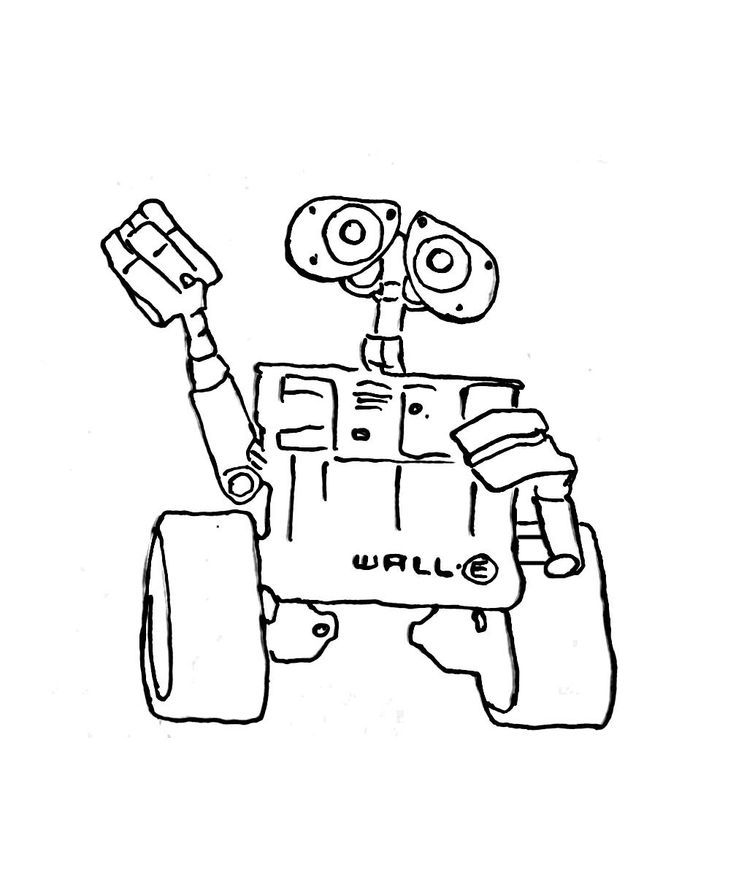 Wall e coloring pages