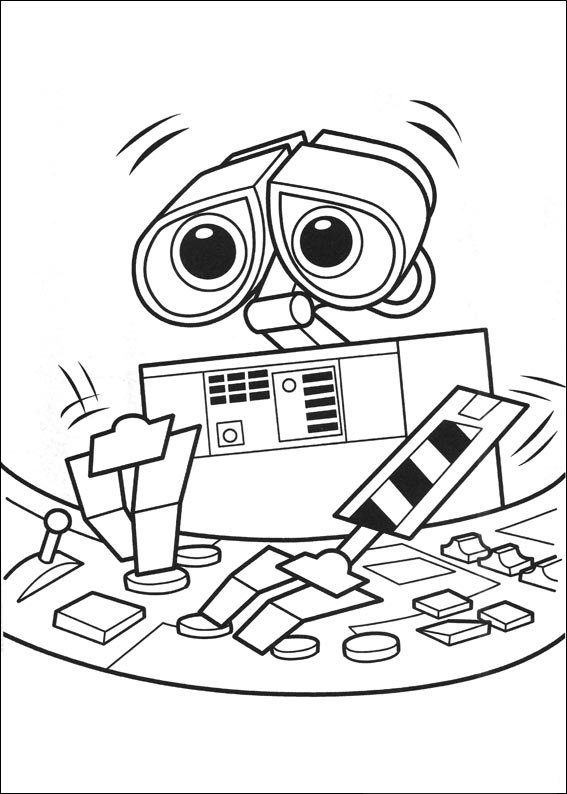 Best walle coloring pages for kids