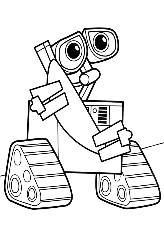 Best walle coloring pages for kids