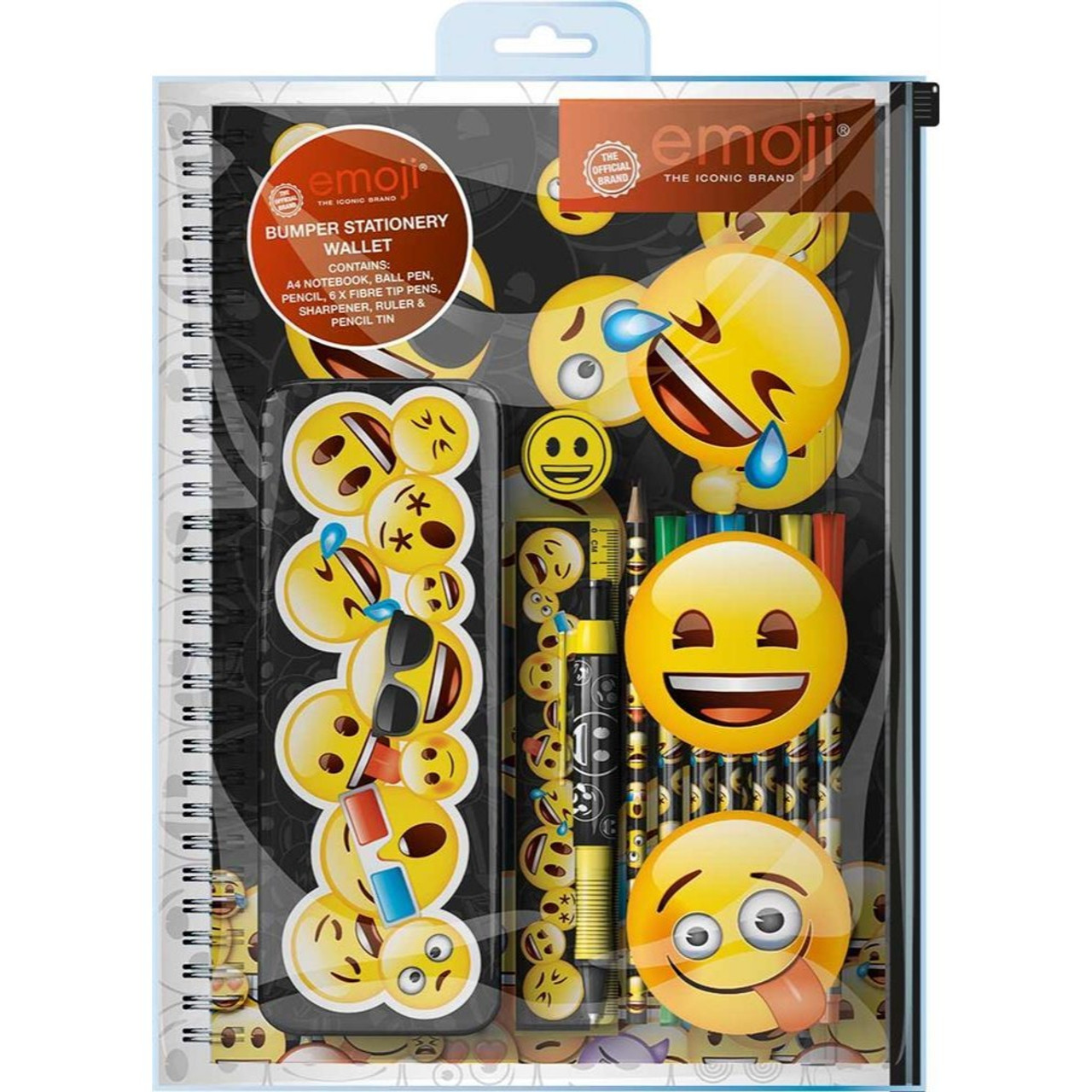 Emoji bumper stationery wallet