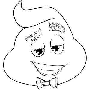 Amazing the emoji movie coloring pages