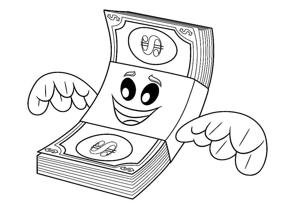 Money coloring pages