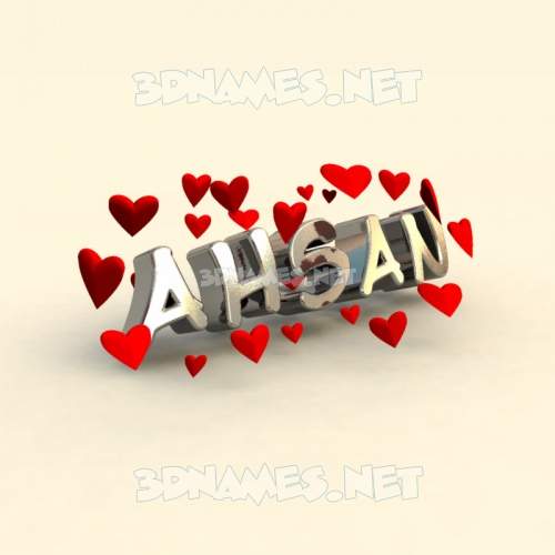 Preview of in love d name for ahsan