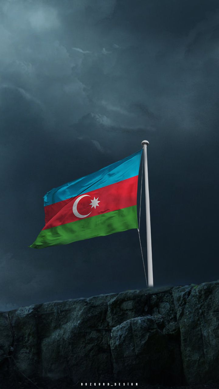 Azerbaijan Flag Brush. National Flag 7157856 Vector Art at Vecteezy