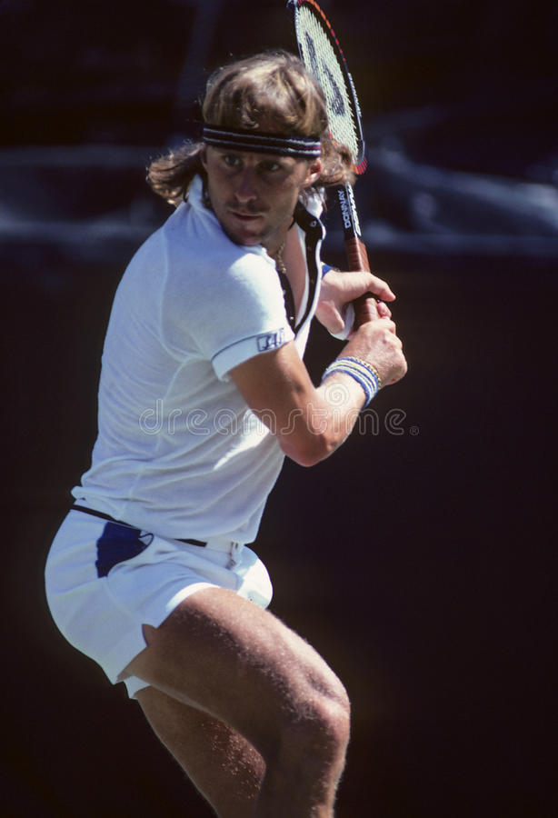 Bjorn borg redaktionelles stockbild bild von tennis