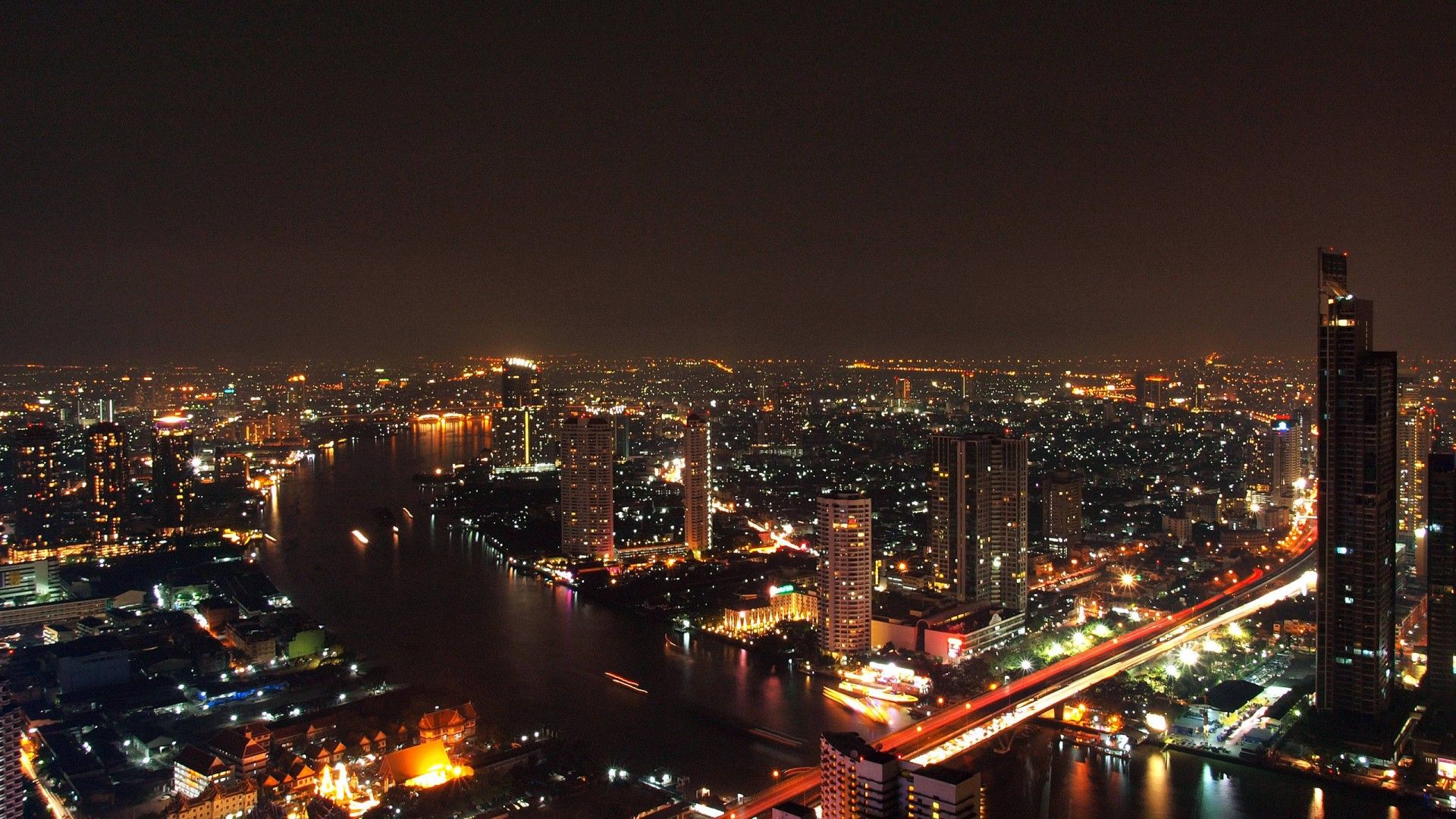 Bangkok at night wallpapers