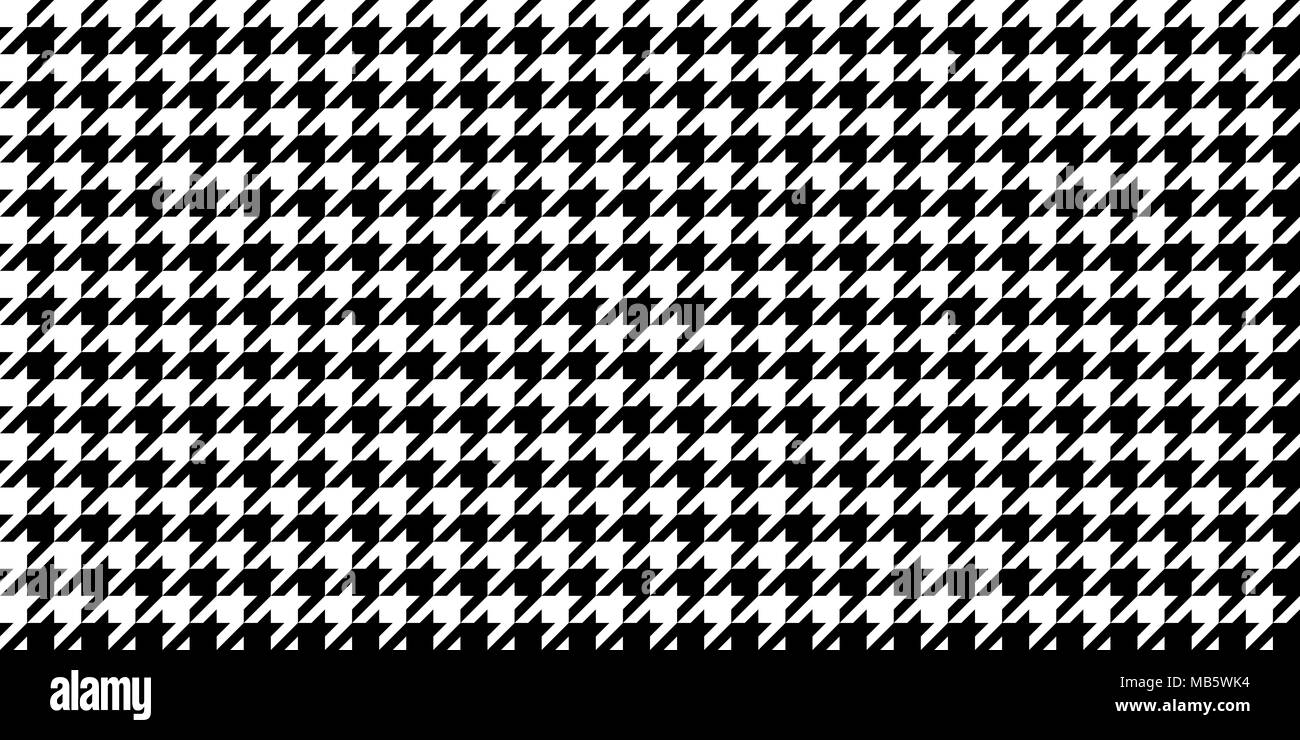Houndstooth Fabric, Wallpaper and Home Decor