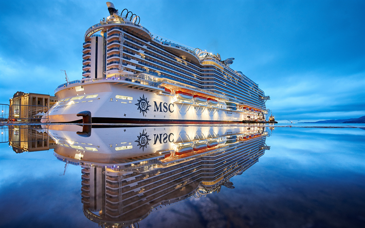 Download wallpapers msc seaside k port cruise ship sea seaside msc cruises for desktop free pictures for desktop free