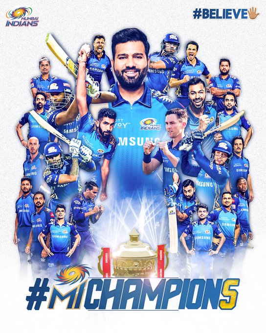 Mumbai indians images hd wallpapers for free download online for all mi fans after their ipl title win ð