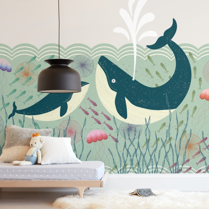 Childrens nursery wall murals