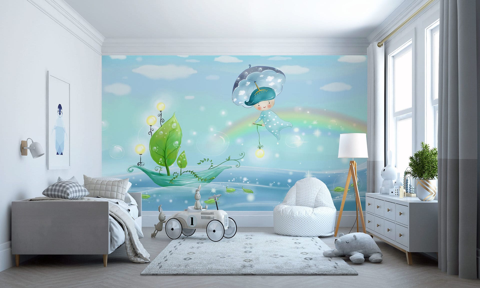 Childrens bespoke wall murals marmalade art