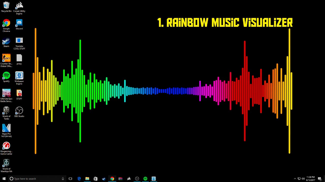 Best wallpaper engine audio visualizer backgrounds links