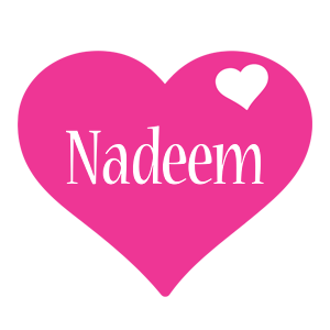 Nadeem logo name logo generator