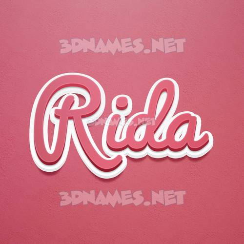 D names for rida