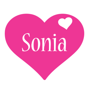 Sonia logo name logo generator