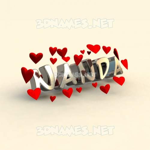 Preview of in love d name for nanda