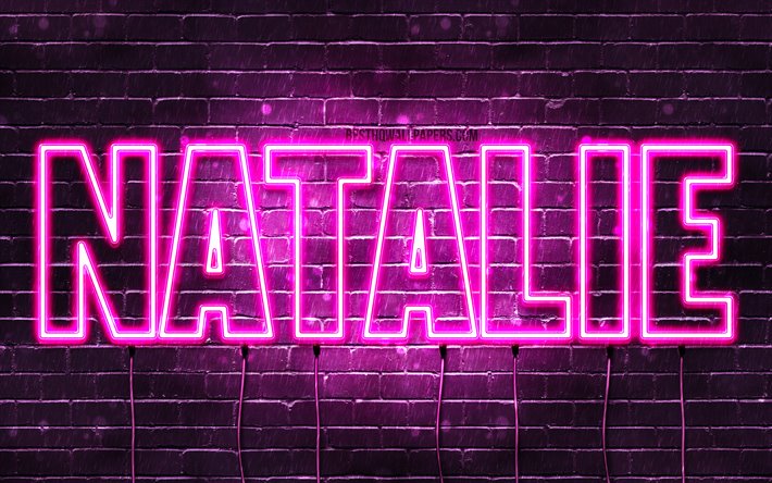 Download wallpapers natalie k wallpapers with names female names natalie name purple neon lights horizontal text picture with natalie name for desktop free pictures for desktop free