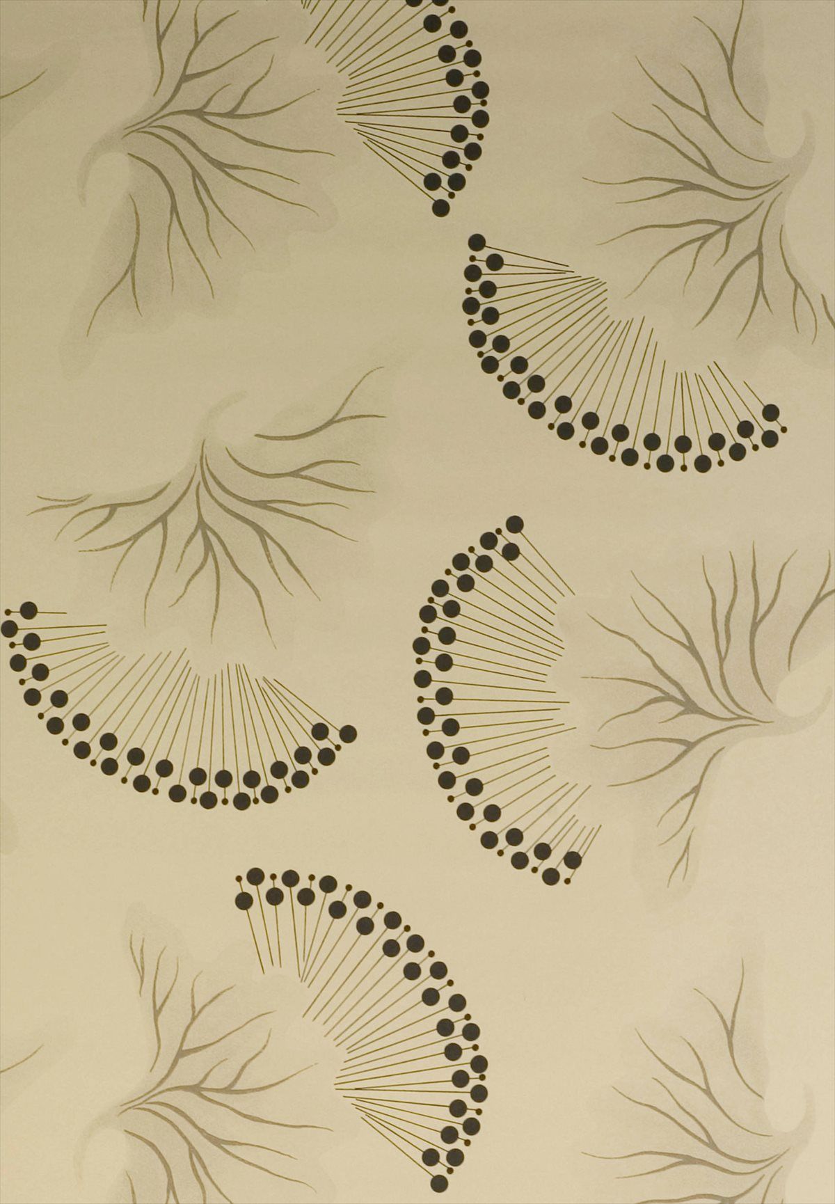 Neisha crosland anemone black and white wallpaper wdoane