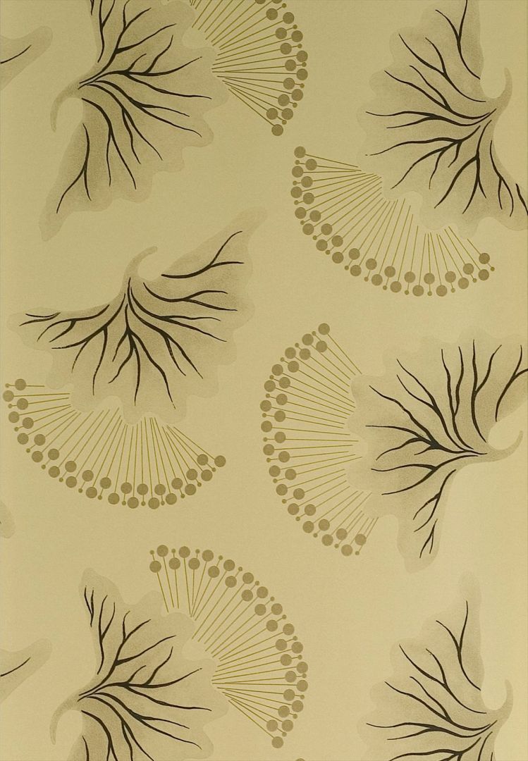 Neisha crosland anemone patrchment wallpaper wdoane