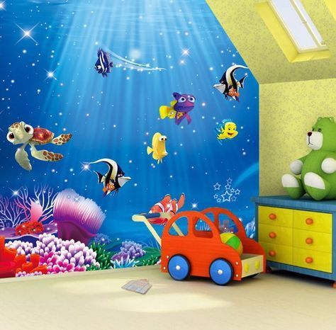 Finding nemo finding dory cartoon wallpaper kids wallpaper kids wall murals art wall kids kids wallpaper