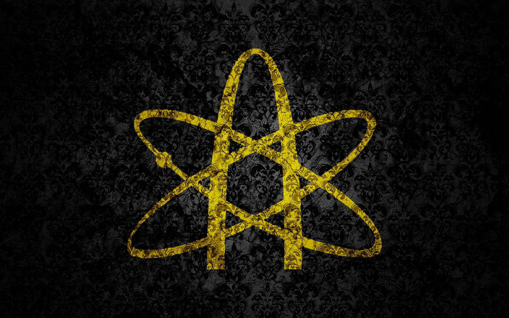 Atheism logo wallpaper by johnnyslowhand on