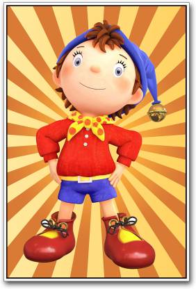 Noddy cartoon fabulous paper print