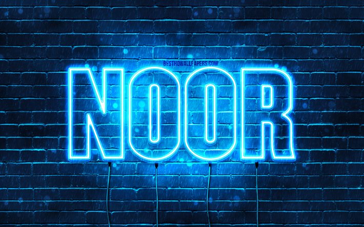 Download wallpapers noor k wallpapers with names noor name blue neon lights happy birthday noor popular arabic male names picture with noor name for desktop free pictures for desktop free