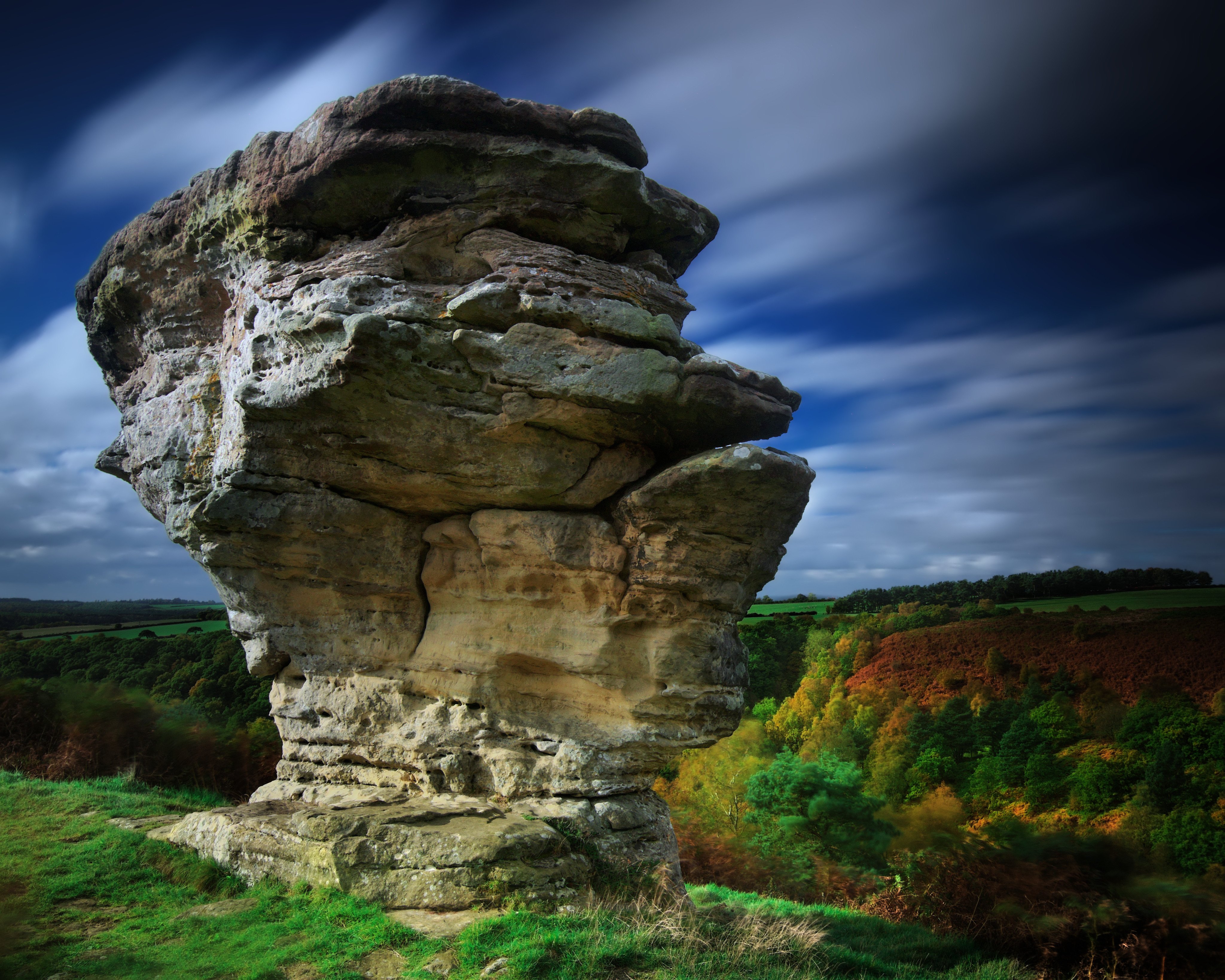 The pepperpot dalby forest north york moors yorkshire england k wallpaper