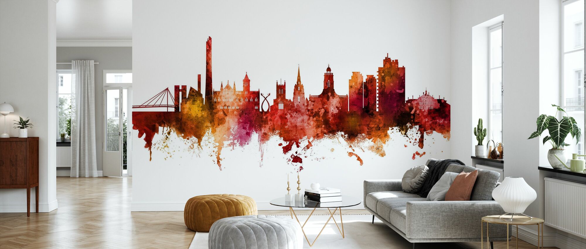 Northampton england skyline â affordable wall mural â