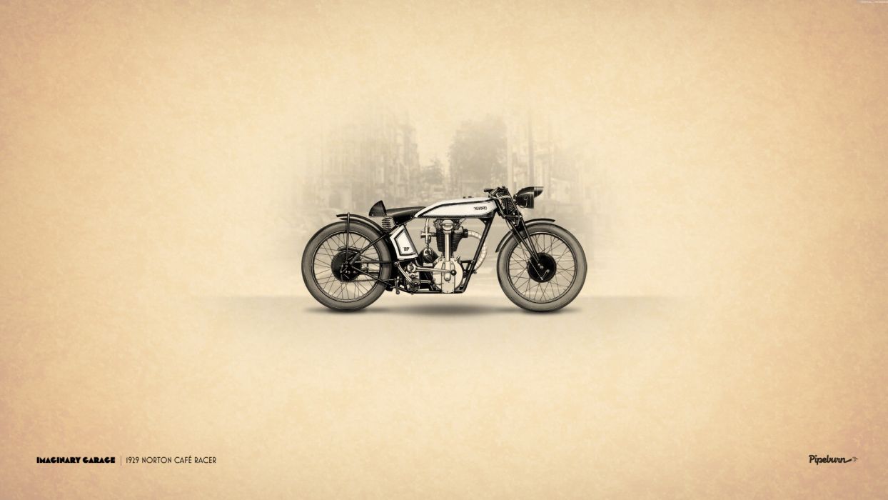 Norton cafe racer motorcycle wallpaper x