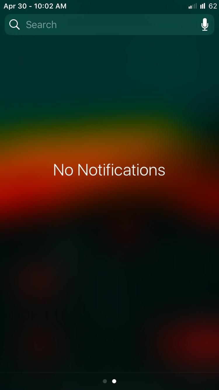 Question any tweaks for notification center to always show my homescreen wallpaper ios rjailbreak