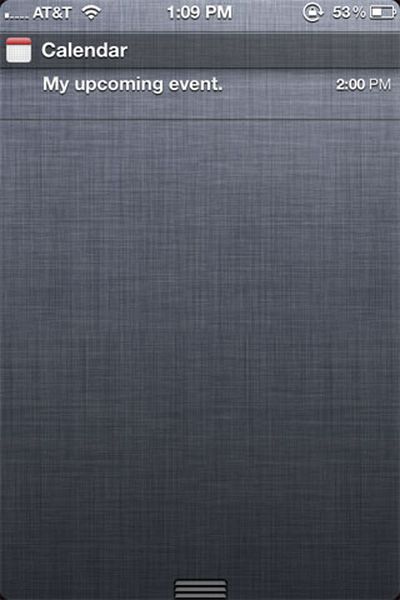 Ios beta notification center now shows uping calendar events