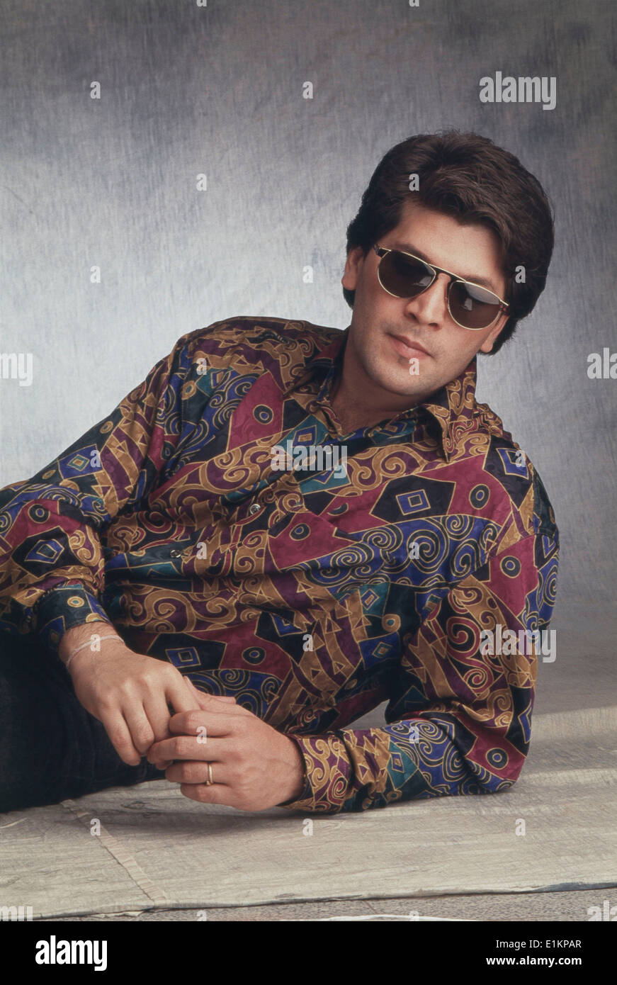 Portrait of aditya pancholi indian film actor stock photo