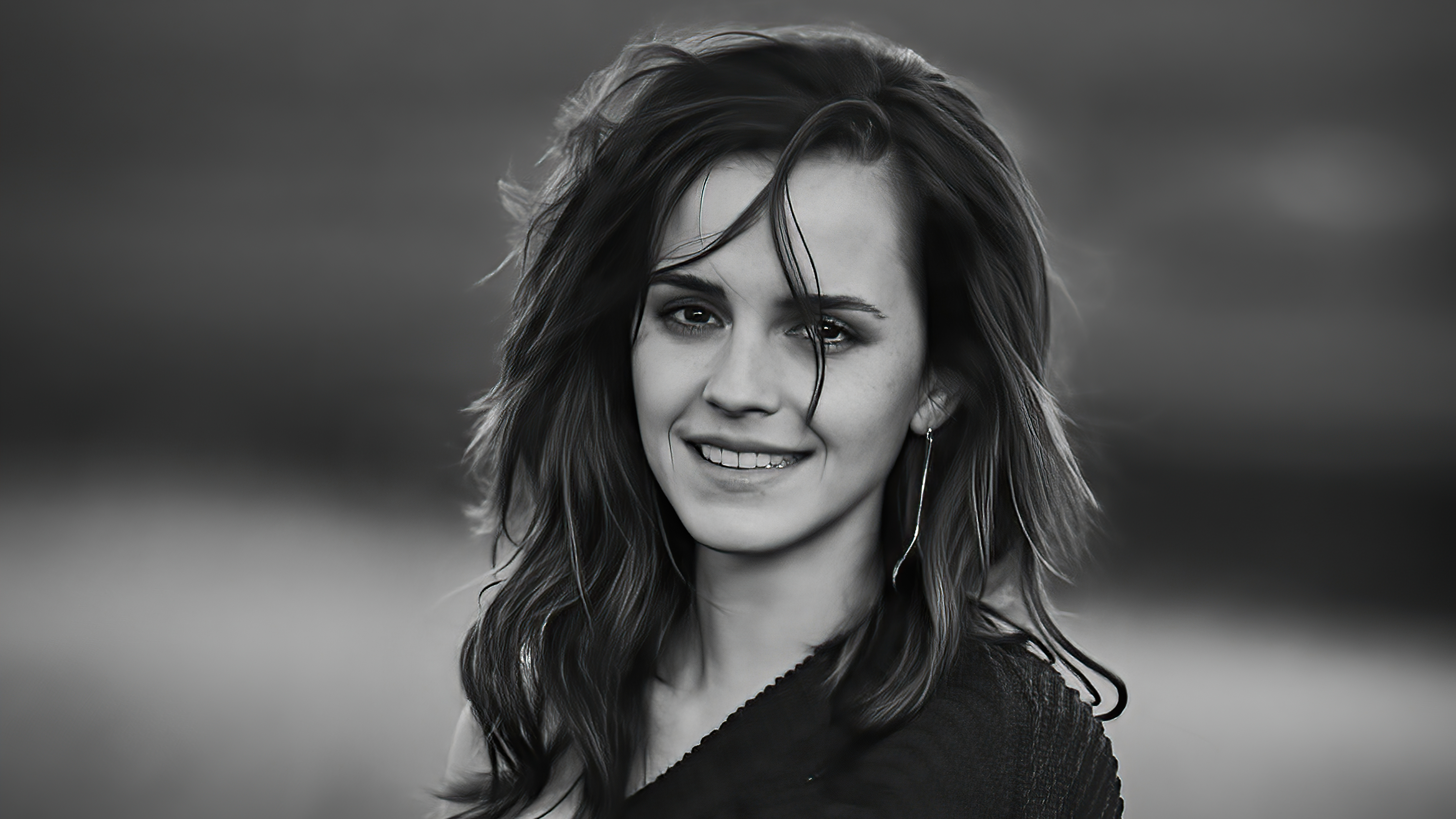 Emma watson monochrome k hd celebrities k wallpapers images backgrounds photos and pictures