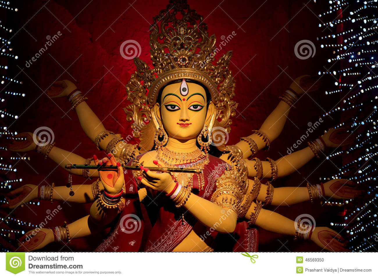 Durga stock photos