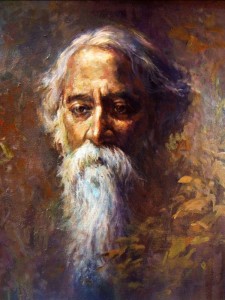 Portrait of gurudev rabindranath tagore