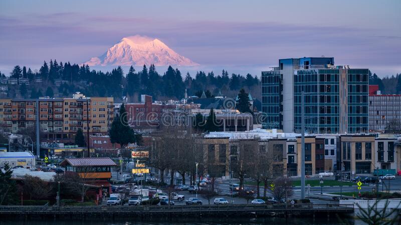 Downtown olympia washington stock photos