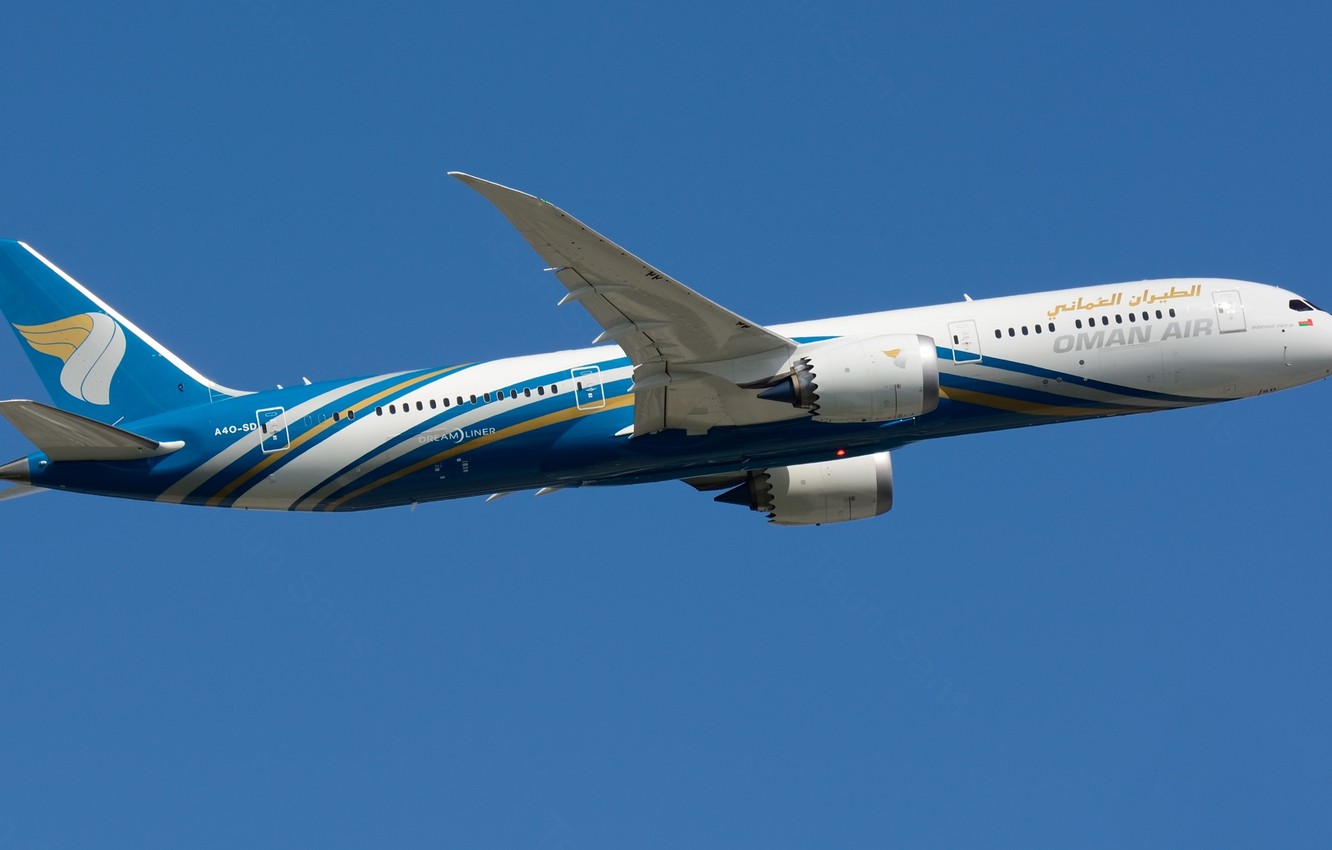 Wallpaper boeing flight liner oman air