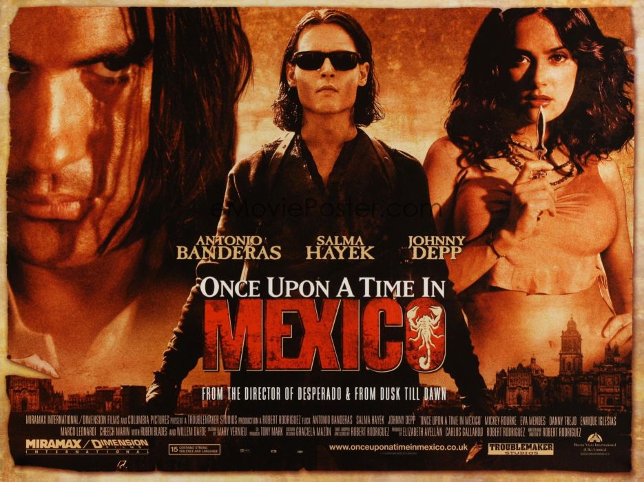 Once upon time mexico action thriller crime wallpaper x