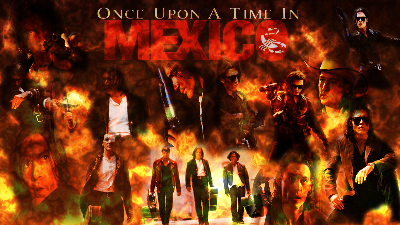 Once upon a time in mexico wallpaper fire by hansons