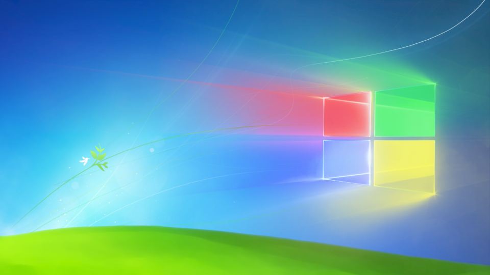 I fused the wallpapers of xp and rwindows