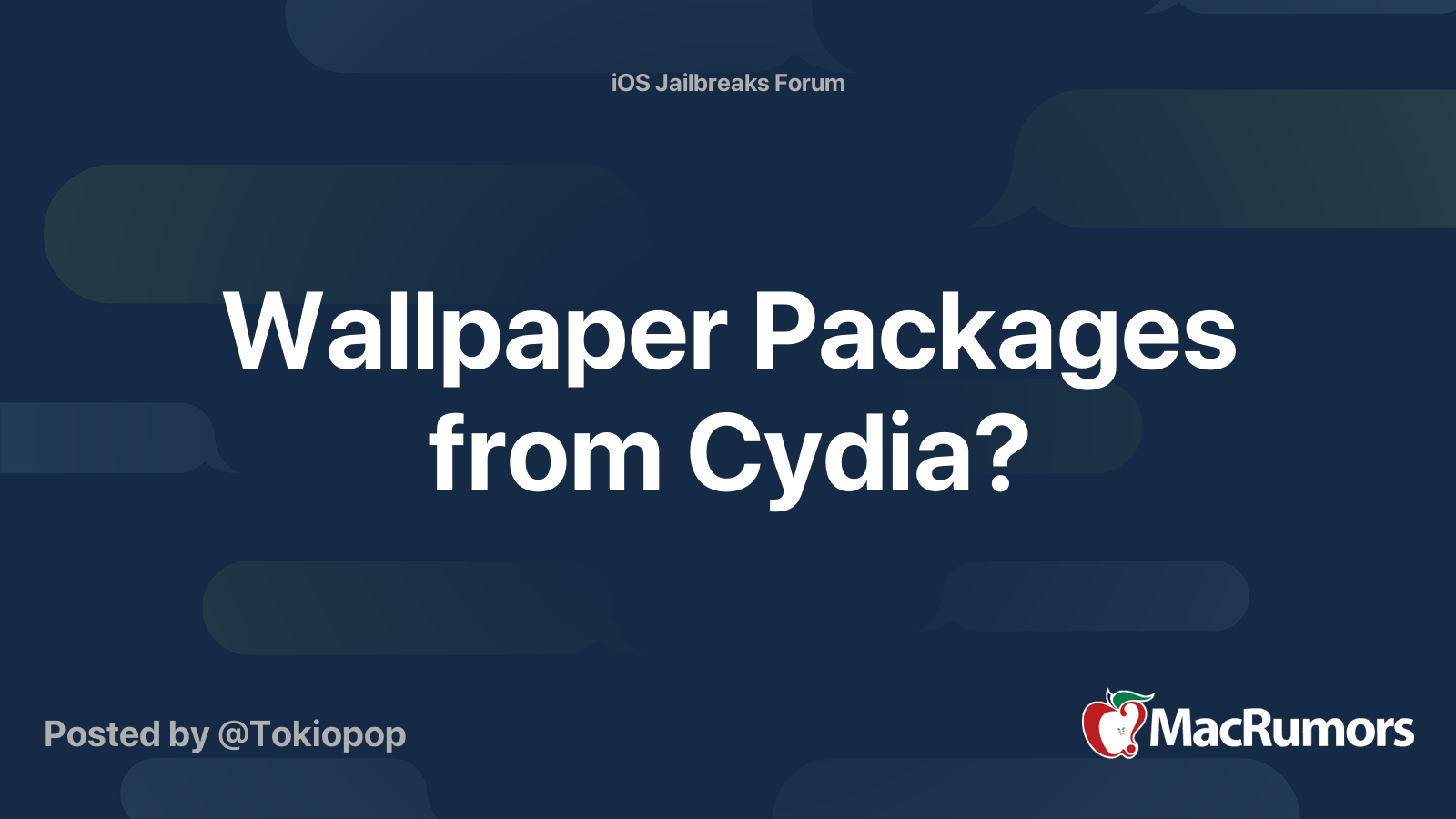 Wallpaper packages from cydia